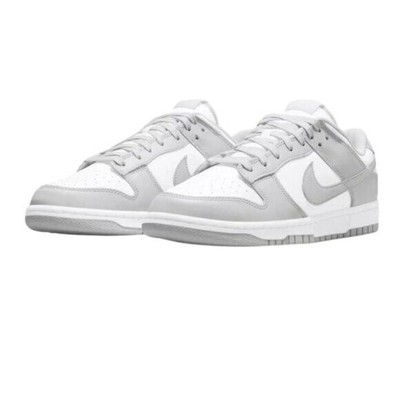 NWB Nike Dunk Low Retro 'White Grey Fog' Sneakers Size 9 - Picture 3 of 6